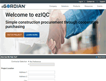 Tablet Screenshot of eziqc.egordian.com